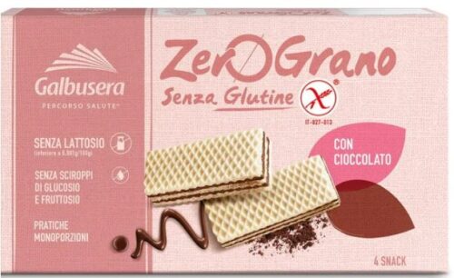 WAFER POCKET AL CACAO - GALBUSERA  - ZEROGRANO - SENZA GLUTINE -