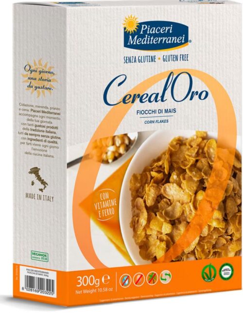 CEREALI FIOCCHI DI MAIS - PIACERI MEDITERRANEI - SENZA GLUTINE - SENZA LATTOSIO